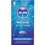 SKINS - Natūralūs prezervatyvai 8 vnt.