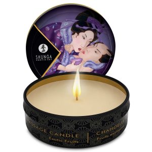SHUNGA CANDLES - Egzotiškų Vaisių Masažo Žvakė 30 ml