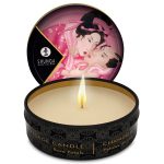 SHUNGA - MINI ROŽIŲ AROMATO MASAŽINĖ ŽVAKĖ 30 ML