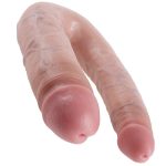 KING COCK - U formos dviguba pagunda 17.8 CM
