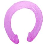BAILE - Dvigubas Dildo Lila 44.5 cm