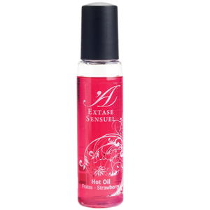 EXTASE SENSUAL - Braškių Šildanti Aliejinė Patirtis 35 ml