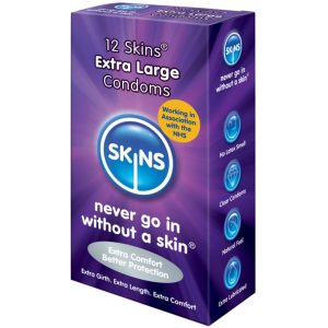 SKINS - Prezervatyvai XL 12vnt