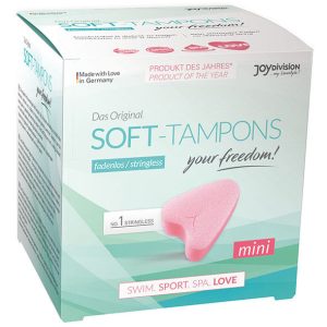JOYDIVISION SOFT-TAMPONS - Originalūs minkšti tamponai MINI, 3 vnt.