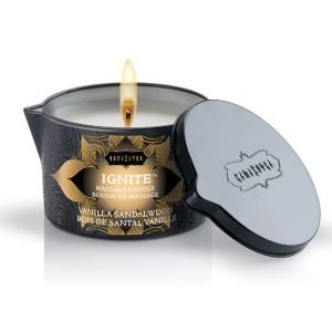 KAMASUTRA - VANILĖS IR SANDALO MASAŽO ŽVAKĖ 170 G