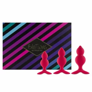 FeelzToys Bibi Twin 3 dalių analinių kaiščių rinkinys