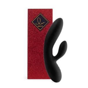 FeelzToys Lea Black Glitter Dual-Motor