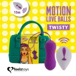 FeelzToys Motion Love Balls Twisty - Rožiniai