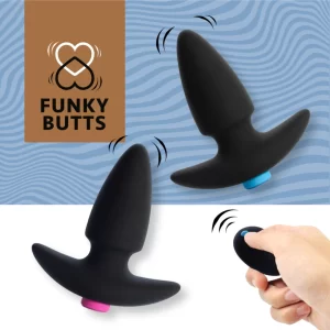 FeelzToys FunkyButts Vibruojančių Kištukų Komplektas