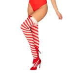 Obsessive Kissmas Pėdkelnės Raudonos L/XL