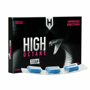 High Octane Titan Kapsulės Vyrams - Žolelių Palaikymas, 6 vnt.