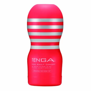 Tenga Original Vacuum Cup Medium Red-White
