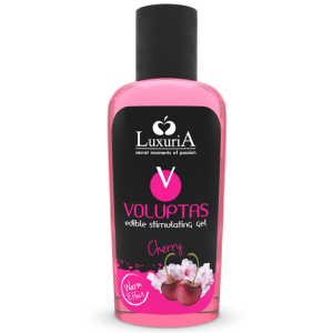 INTIMATELINE LUXURIA - Voluptas valgomas masažo gelis - vyšnia