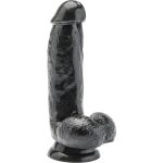 GET REAL - Realistiškas dildo 12 cm su sėklidėmis