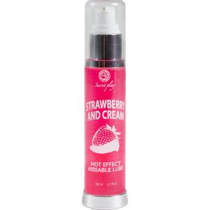 SECRETPLAY - Šilumos efektas braškės ir kremas 50 ml