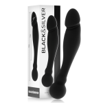 BLACK&amp;SILVER - KARL G-TAŠKO STIMULIUOJANTIS DILDO 18 CM