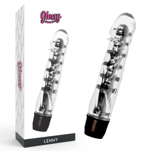 GLOSSY - Juodas Lenny vibratorius
