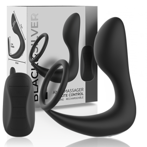 BLACK&SILVER - Nuotolinio valdymo analinis masažuoklis