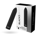 BLACK&amp;SILVER - BULLET VIBRATING KERNEX 2 BLACK