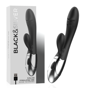 BLACK&SILVER - KALEB STIMULIUOJANTIS VIBRATORIUS