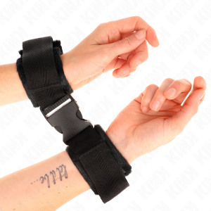 KINK - Nailono Riešo Antrankiai Raudonai Juodi Modelis 1