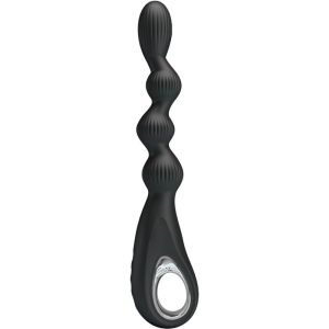 PRETTY LOVE - FEDERER ANAL VIBRATOR 12 VIBRACIJOS JUODAS