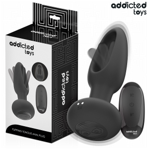 ADDICTED TOYS - Analinis Vibratorius su Liežuvėliu