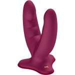 FUN FACTORY - Dvigubas Dildo Ryde Vyno Raudona