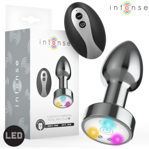INTENSE - Metalinis analinis vibratorius su LED - M