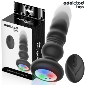 ADDICTED TOYS - Vibracinis analinis kaištis su LED