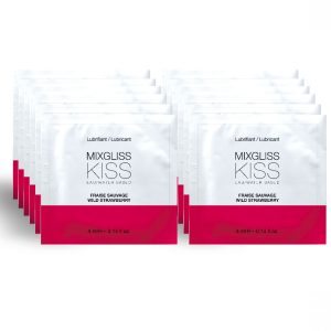 MIXGLISS - Braškių lubrikantas 12x4ml