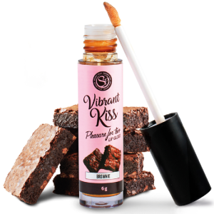 SECRETPLAY - Vibrating Lūpų Blizgis Brownie