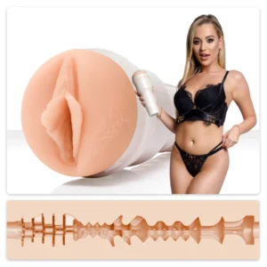 Fleshlight Blake Blossom Bombshell rankinis masturbatorius, smėlio spalvos