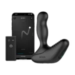 Nexus Revo Stealth prostatos masažuoklis, valdomas programėle, juodas