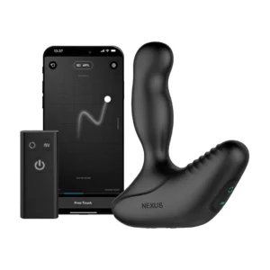 Nexus Revo Stealth prostatos masažuoklis, valdomas programėle, juodas