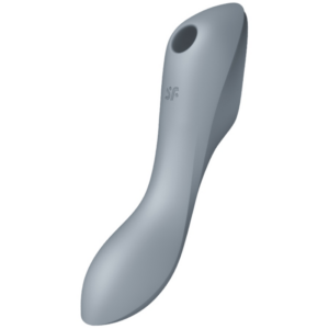 SATISFYER AIR PULSE Curvy Trinity 3 vibratorius, pilkas