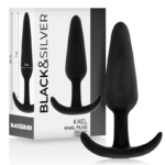 BLACK&amp;SILVER Kael silikoninis analinis kaištis