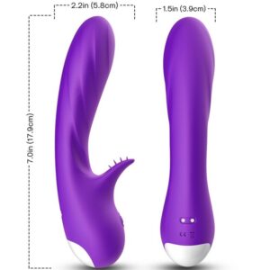 ARMONY Romance vibratorius su stimuliatoriumi, violetinis