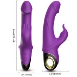 ARMONY VIBRATORS Meteror Rabbit violetinis vibratorius
