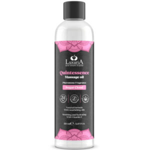 Intimateline Luxuria masažo aliejus, cukraus pudros aromato, 150 ml
