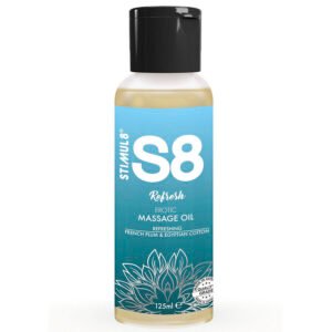 STIMUL8 S8 REFRESH Cotton masažo aliejus 125 ml