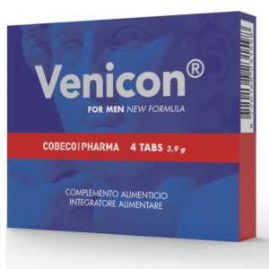 Cobeco Pharma Venicon maisto papildas vyrams, 4 tabletės