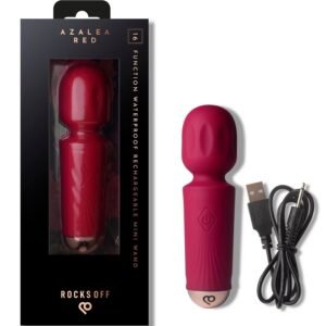 ROCKS-OFF Mini įkraunamas masažuoklis Azalea Red