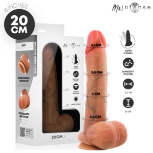 MR. INTENSE DILDOS Gary M silikoninis dildo su sėklidėmis