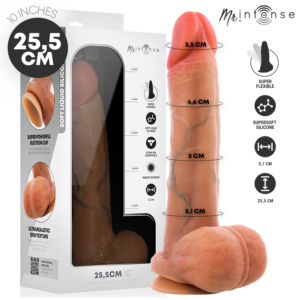 MR. INTENSE DILDOS Gary XL silikoninis dildo su sėklidėmis