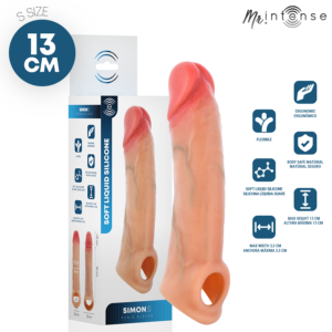 MR. INTENSE PENIS ACCESSORIES Simon S silikoninė penio mova, 13 cm
