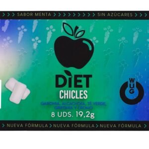 WUG GUM Diet – apetitą kontroliuojanti kramtoma guma, 8 vnt.