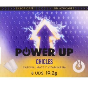 WUG GUM Power Up – energinė kramtomoji guma, 8 vnt.