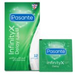 PASANTE Delay Infinity prezervatyvai, 12 vnt.