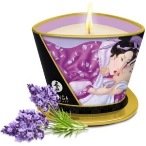 SHUNGA CANDLES levandų masažinė žvakė 170 ml